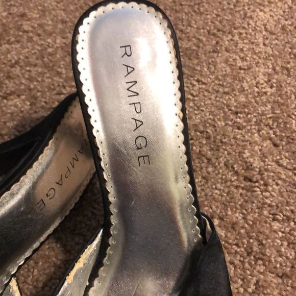 Rampage Backless Heels - Picture 2 of 9